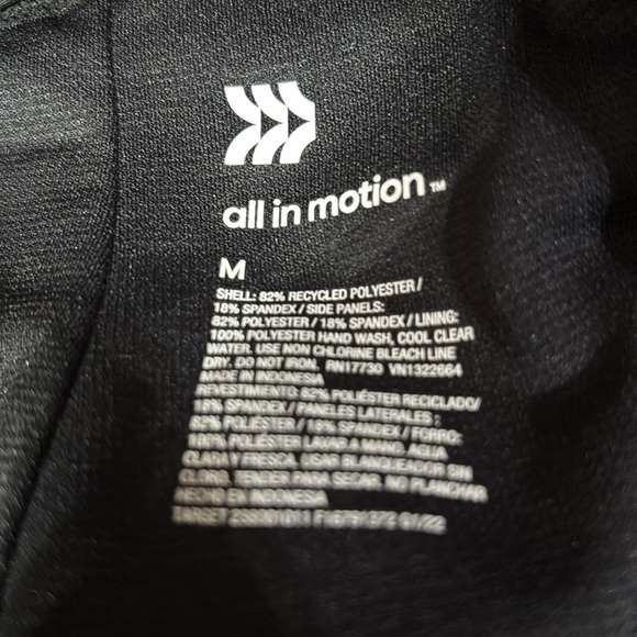 All In Motion UPF 50+ two piece swim,racerback top,boy shorts,removable pads - Picture 15 of 15